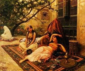  Arab or Arabic people and life. Orientalism oil paintings  236